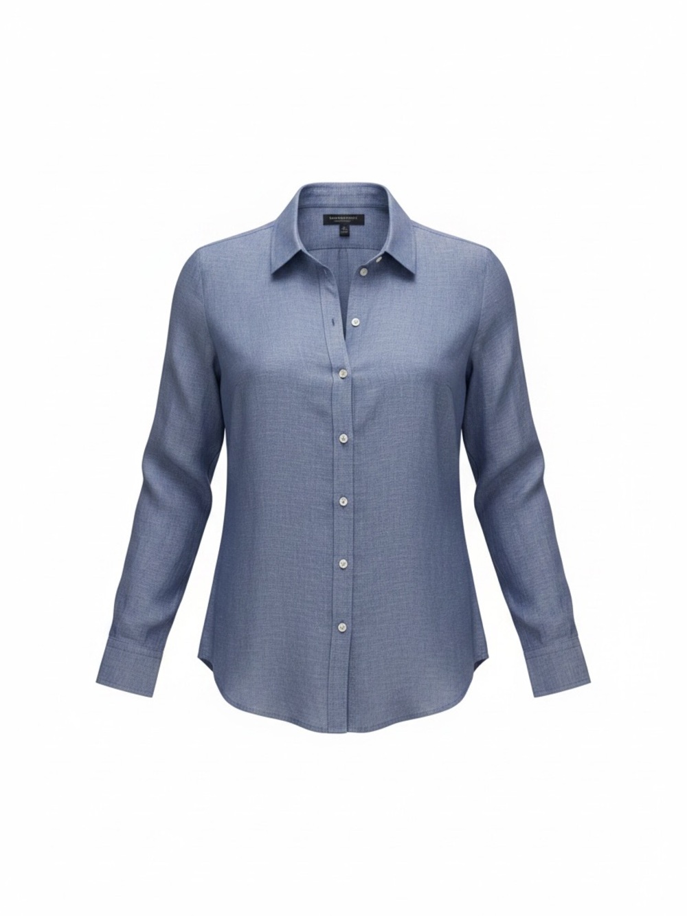 Banana Republic Chambray Button-Down Shirt in Light Blue